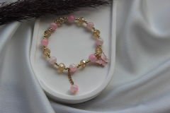 Pembe Taşlı Bileklik